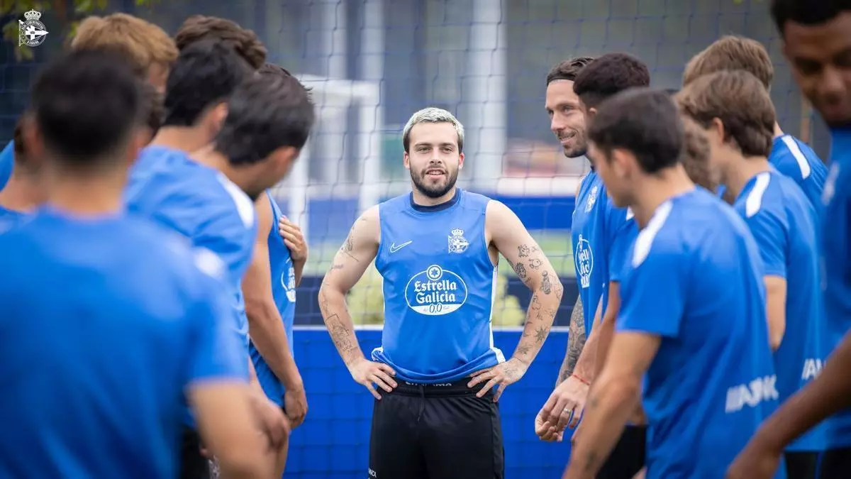 David Mella, objetivo: arrancar la liga con el Deportivo