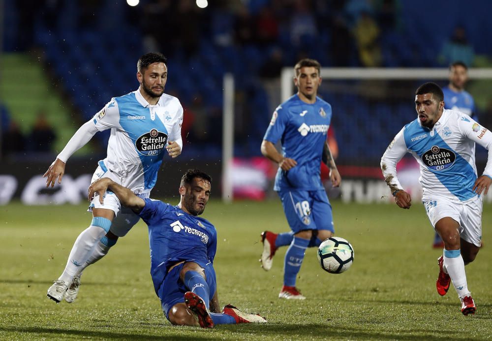 El Dépor sale goleado de Getafe