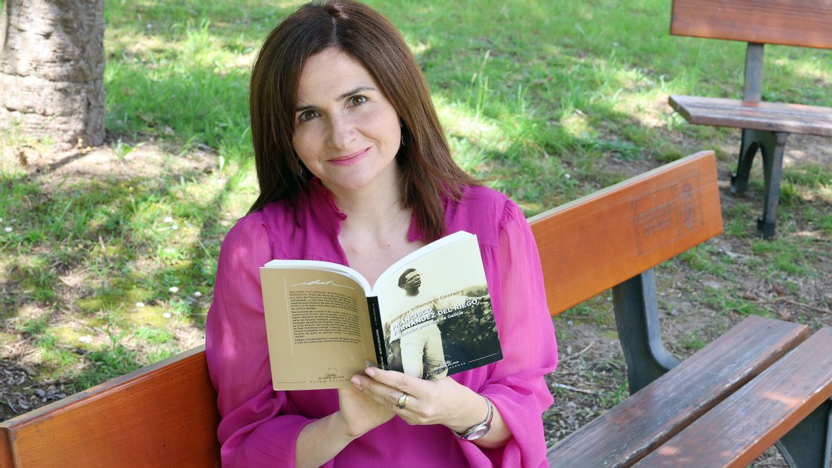 MALORES VILLANUEVA, PROFESORA, ESCRITORA E BIÓGRAFA DE FRANCISCO FERNANDEZ DEL RIEGO.