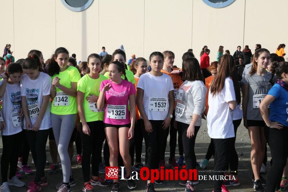 Final Regional de Cross Escolar: cadetes