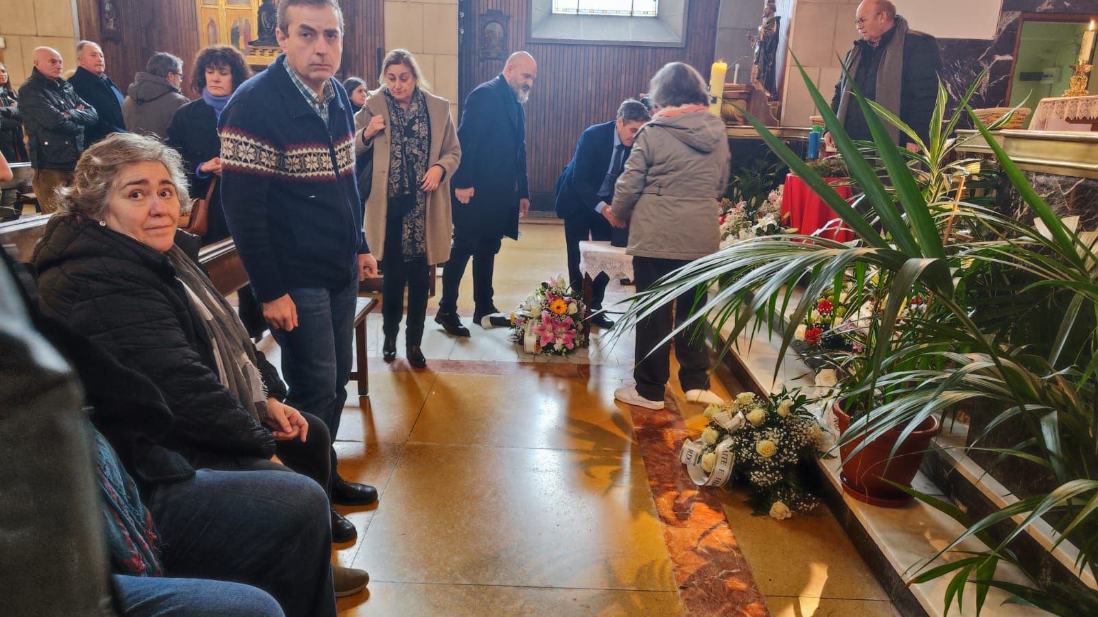 El funeral del exalcalde de Lena Gaudencio Tomillo