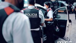 Agentes de los Mossos d’Esquadra.