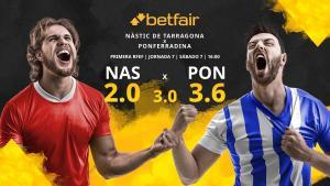 Nàstic de Tarragona vs. SD Ponferradina: horario, TV, estadísticas, clasificación y pronósticos