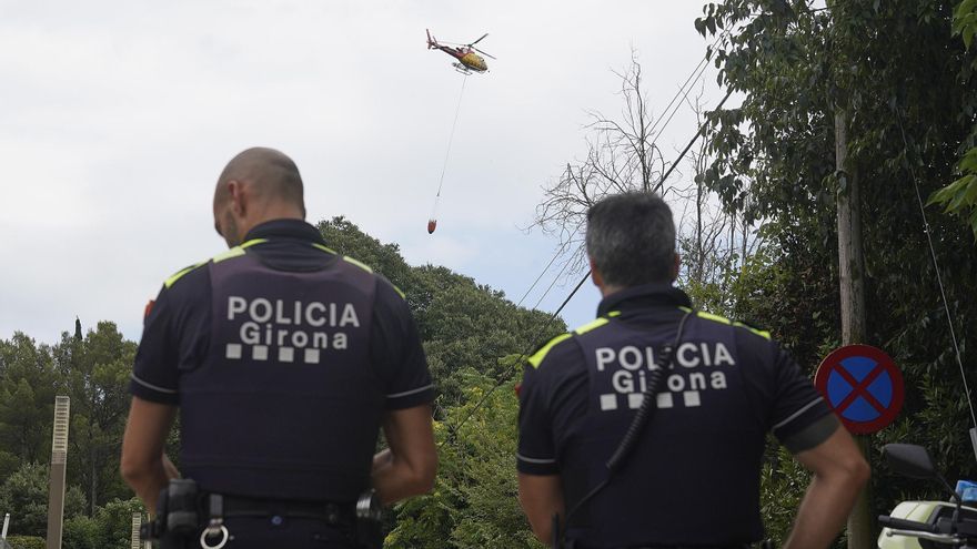 Les fotos d&#039;un nou incendi a les Pedreres de Girona