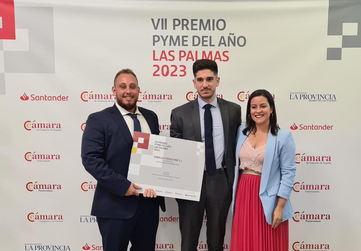 Premio Pyme accésit Empresa Sostenible a ORBALIA CONSULTING.