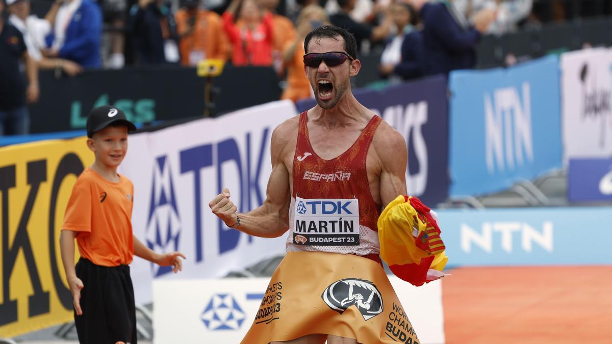 Álvaro Martín Medalla De Oro En Los 20 Km Marcha En Los Mundiales De Budapestfotos 5741