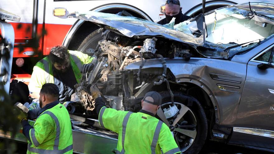 Tiger Woods doblaba el límite de velocidad cuando sufrió el accidente