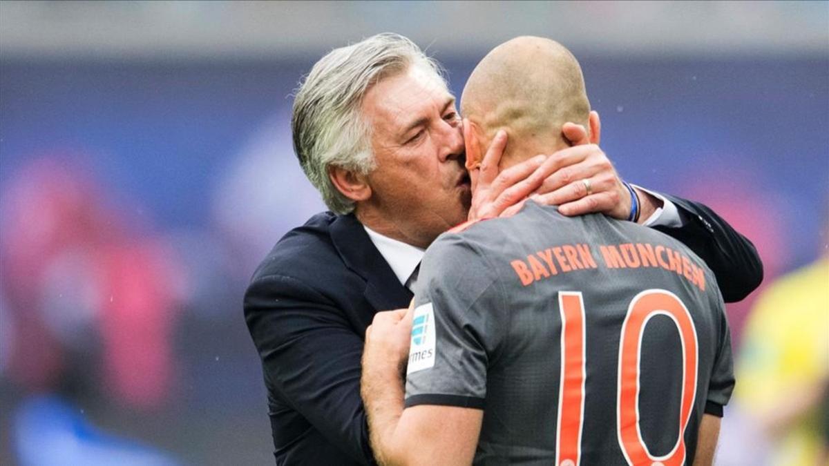 Robben le hizo la cama a Ancelotti según Kicker
