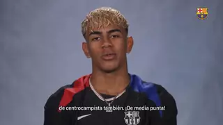 Lamine elige su once favorito de la historia del Barça: "Ronaldinho en el centro porque arriba lo tengo claro"