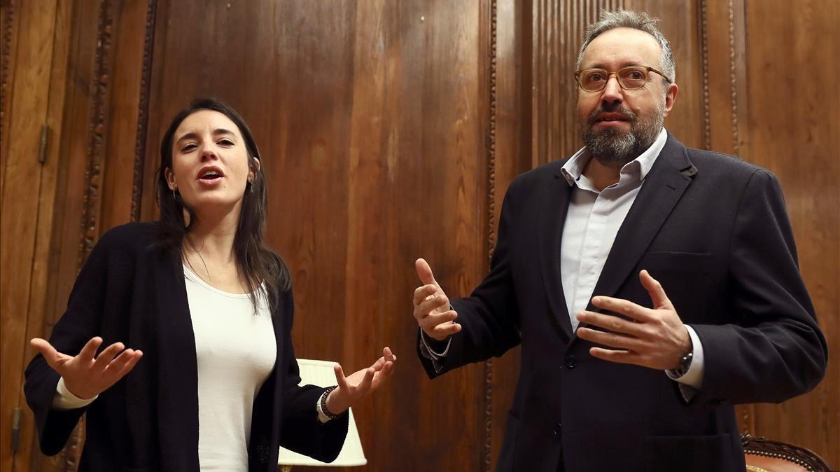 Podem i Cs busquen el suport del PSOE per reformar la llei electoral.