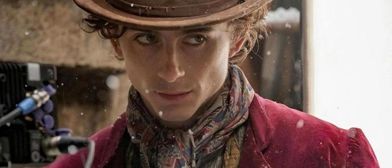 Timothée Chalamet en 'Wonka'.