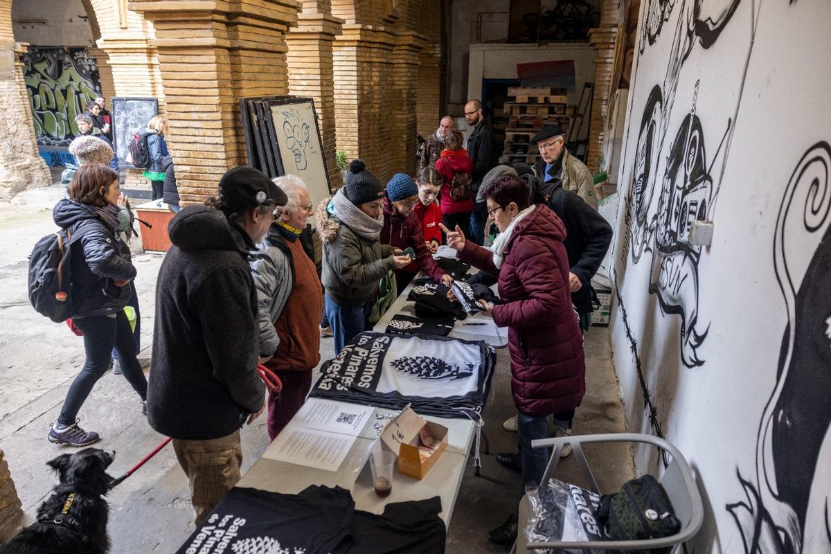 Una de las actividades vecinales organizadas en el interior de la Kike Mur.