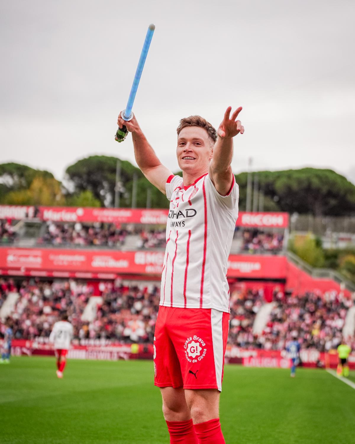 Tsygankov celebra su gol ante el Alavés