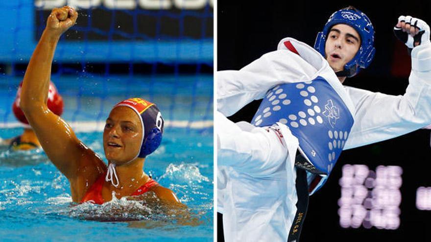 Dos medallistes camí de Rio