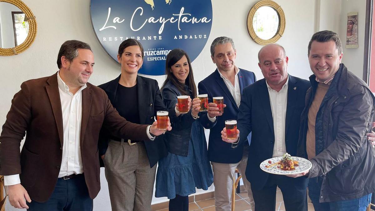 Se ofrecerá una promoción de caña Cruzcampo más tapa especial a concurso por 2,5 euros