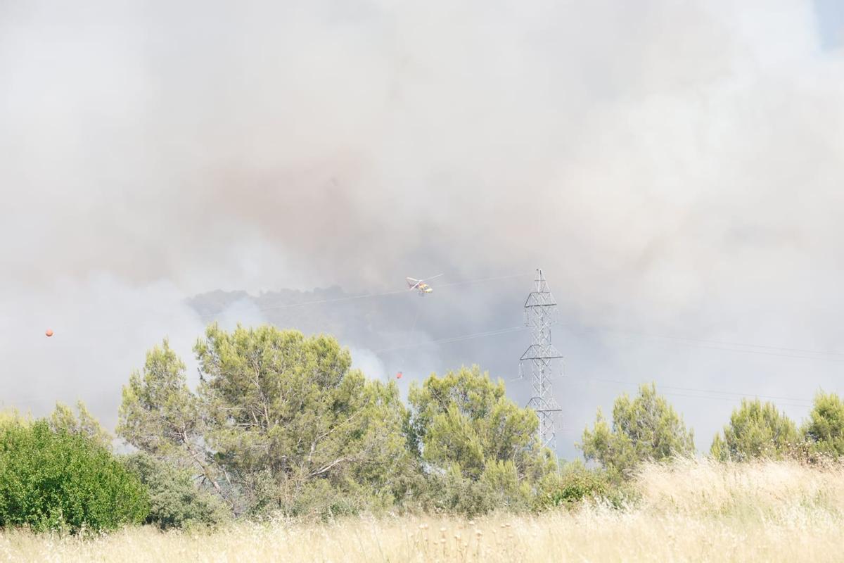 El foc de Navarcles i el Pont de Cabrianes, en imatges