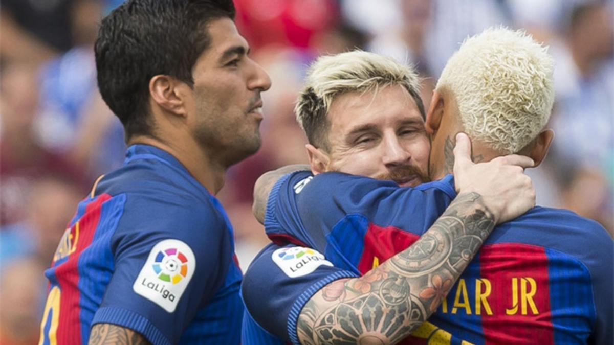 La MSN, una máquina de hacer goles