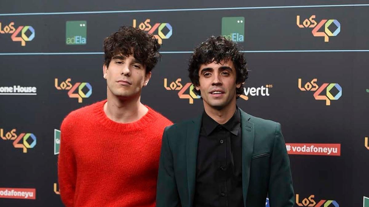 Javier Calvo y Javier Ambrossi en los 40 Music Awards