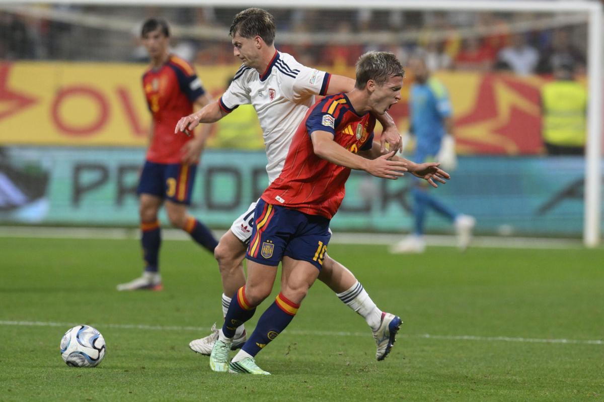 España - República Checa, en imágenes