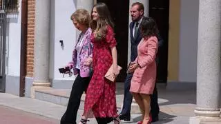 La Infanta Sofía hace la Confirmación arropada por la Familia Real