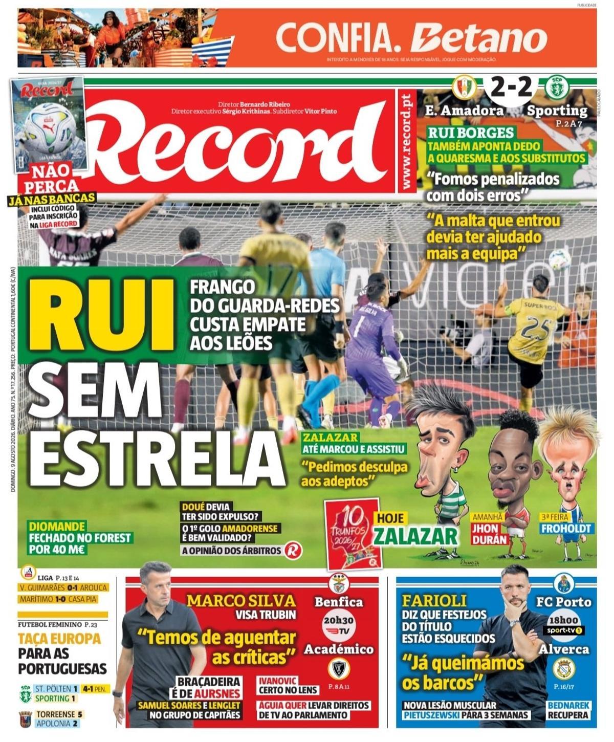 Las imágenes de las portadas de hoy