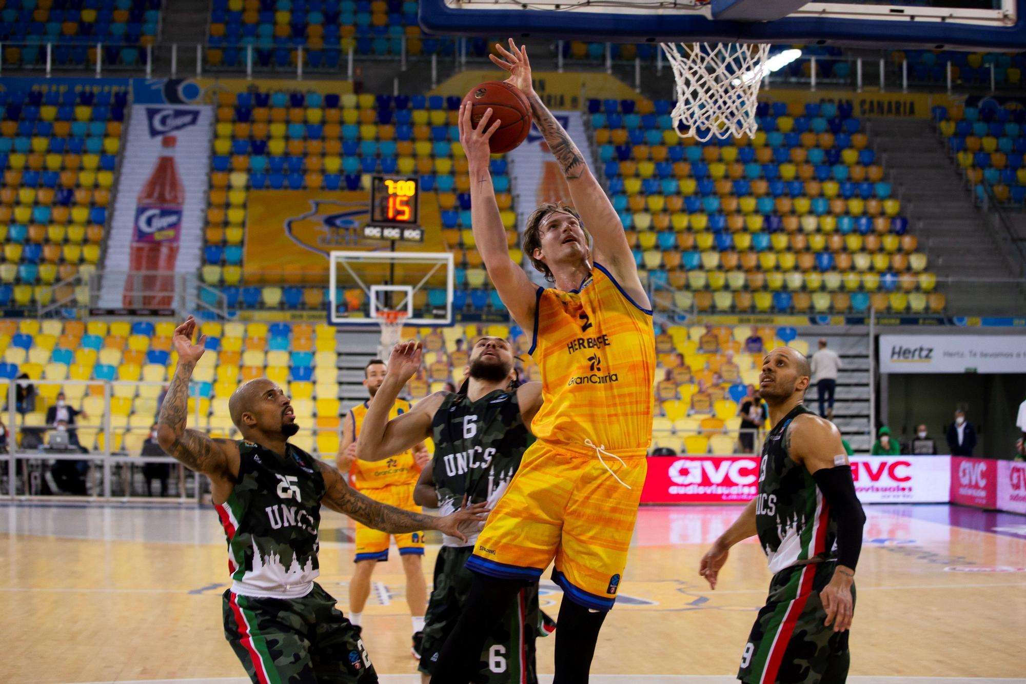 Eurocup: Herbalife Gran Canaria - UNICS Kazan