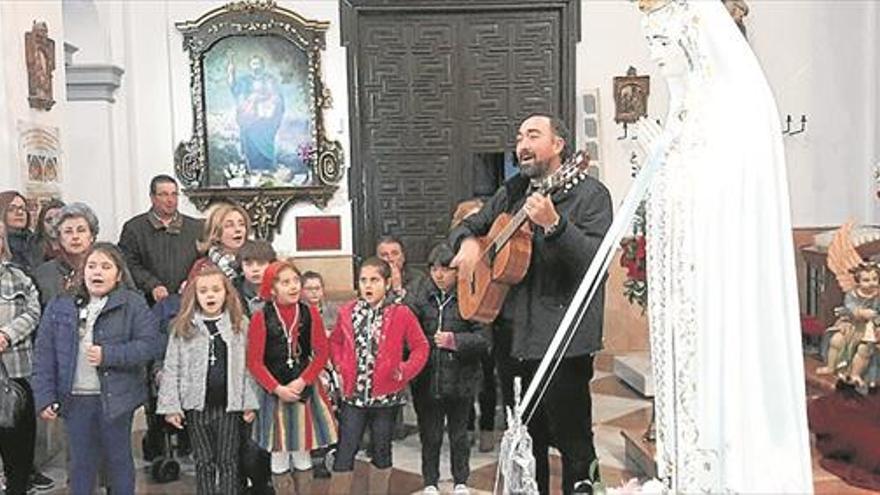 Procesión de la Virgen de Fátima en Montoro