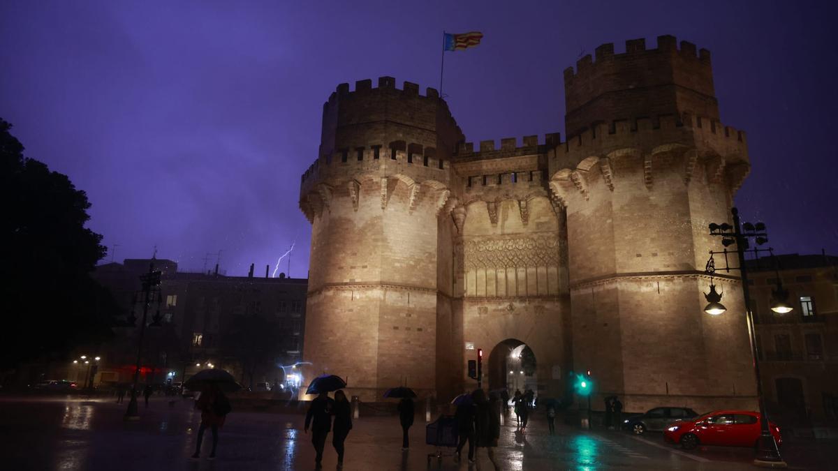 Lluvias torrenciales en Valencia