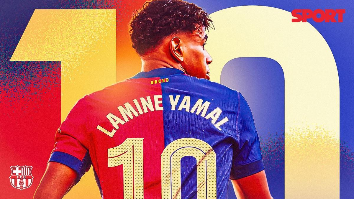 Lamine será el próximo '10' del Barça