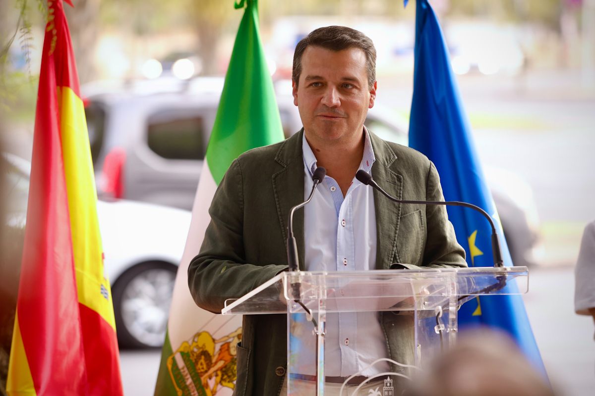 Inauguración de la Glorieta Juan García Díaz 'Juanín'