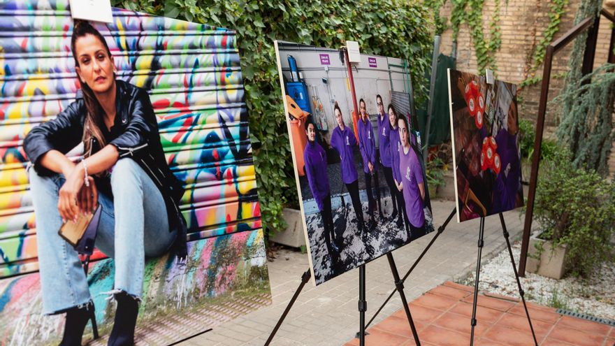 Mujeres emprendedoras latinas cuentan su historia en fotos en Badajoz