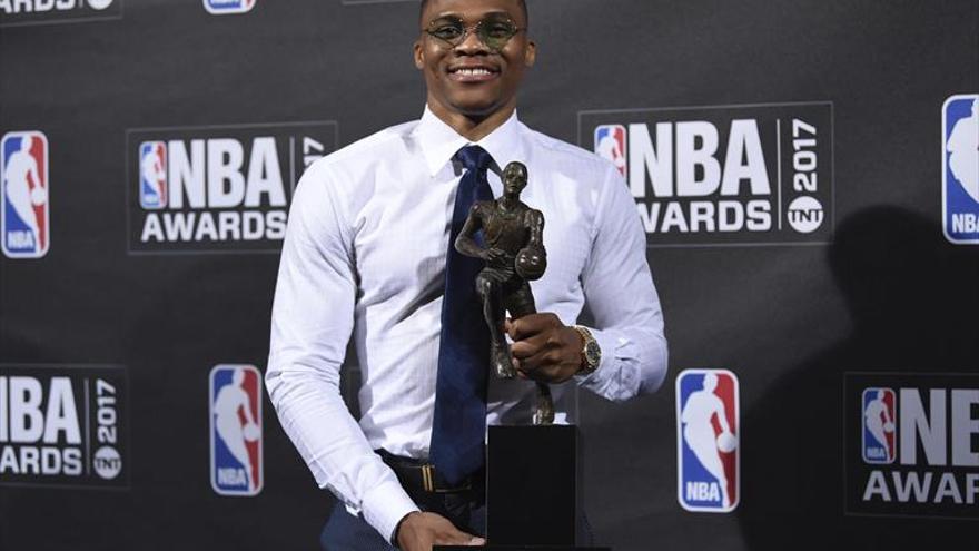 Russell Westbrook conquista el galardón al mejor jugador