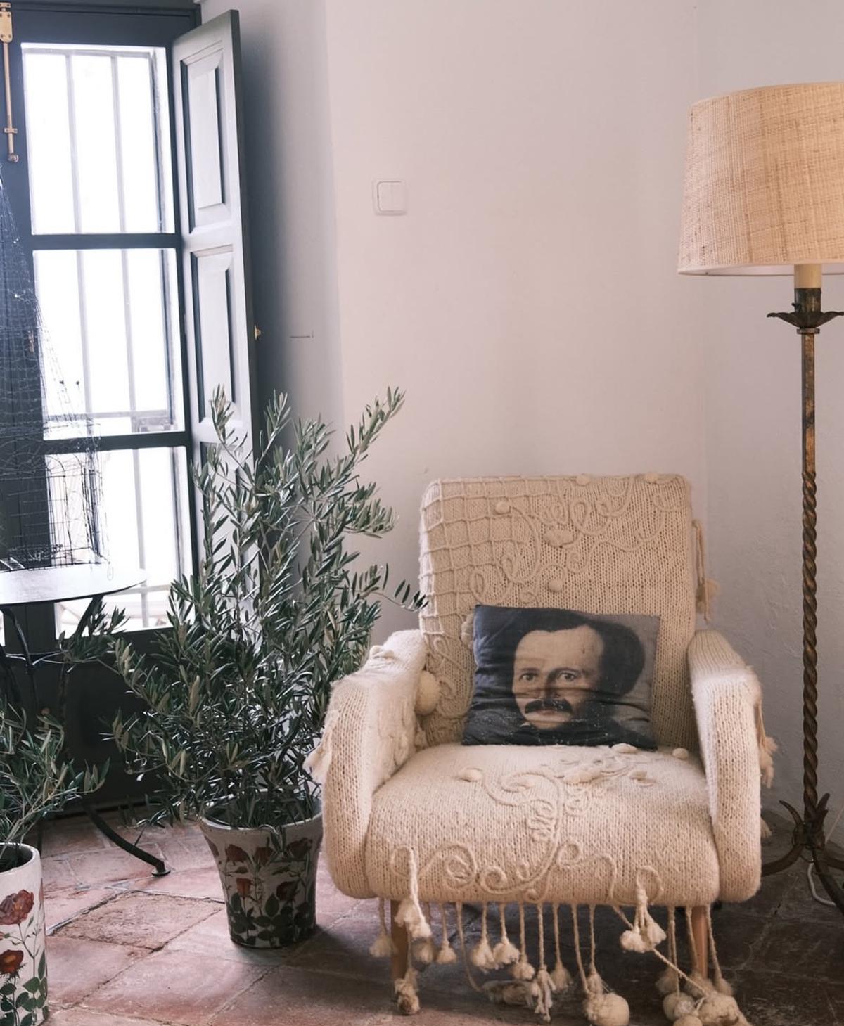 Un rincón de lectura.