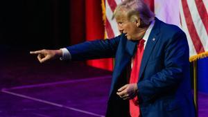 El expresidente de Estados Unidos Donald Trump, durante un acto del Partido Republicano en Alabama.