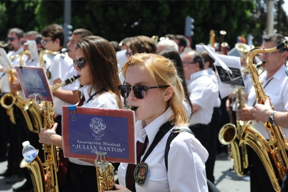 Encuentro de bandas de música en Martínez Tornel