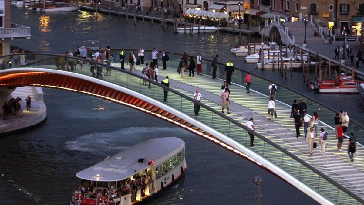 El Ponte della Costituzione, de Santiago Calatrava.