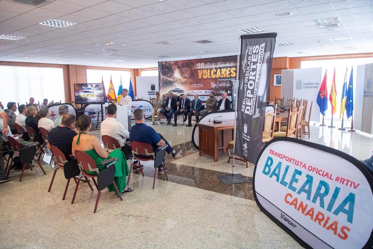 Presentación del  28º edición del Rallye de Tierra Isla de los Volcanes-Trofeo Ciudad de Arrecife