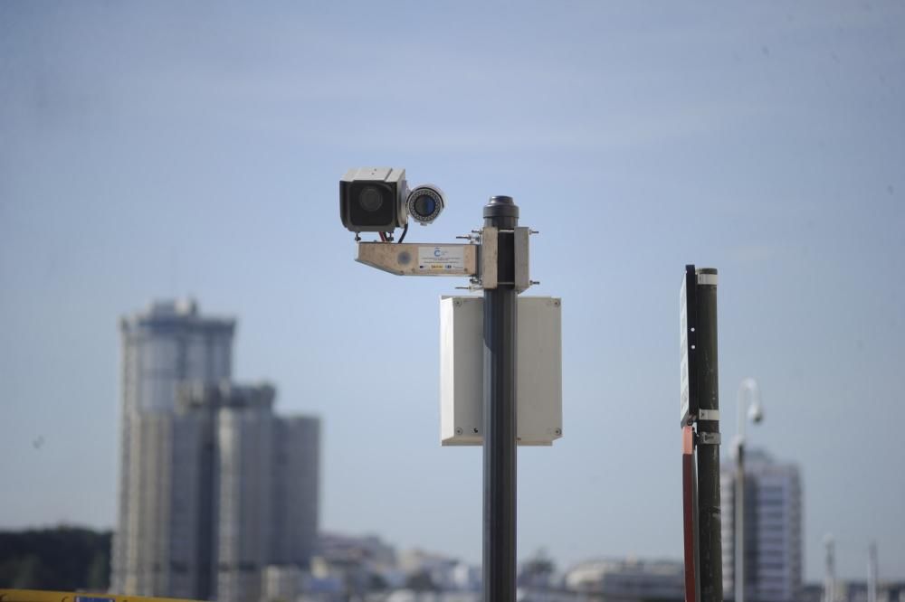 Cámaras de control de tráfico en la Marina