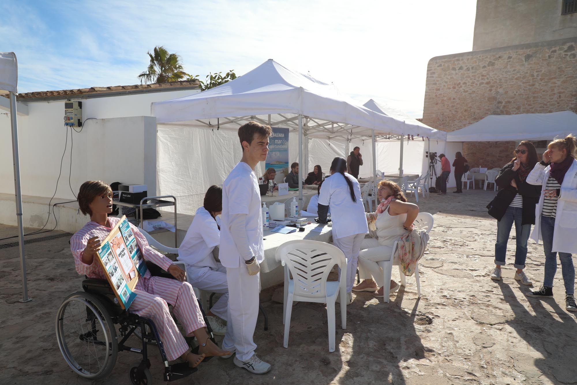 Imágenes de la Feria de Ocupación y Emprendimiento de Formentera