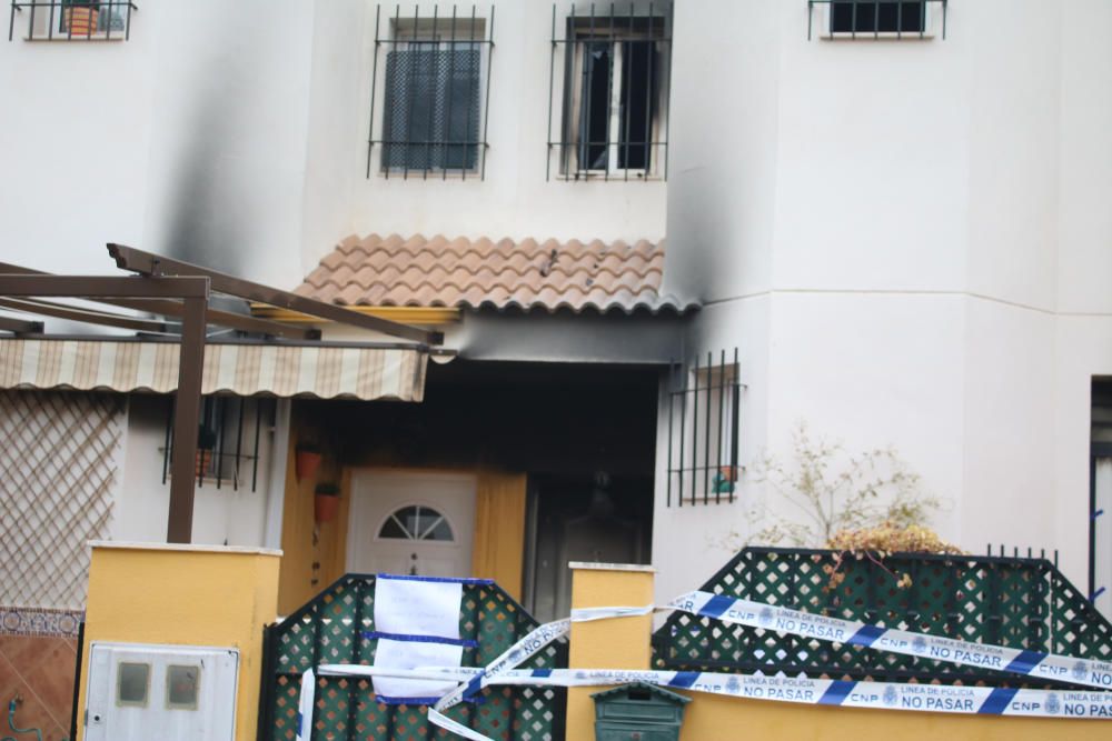 Incendio en una vivienda de Antequera