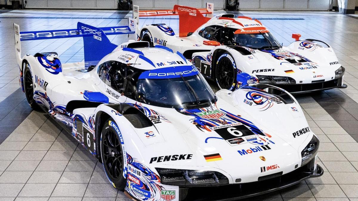 Porsche se pone nostálgico y recupera su decoración ‘Mobil’ en las 12 horas de Sebring