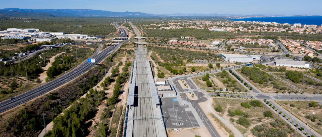 Estación de l&#039;Hospitalet de l&#039;Infant de la variante de Vandellós.