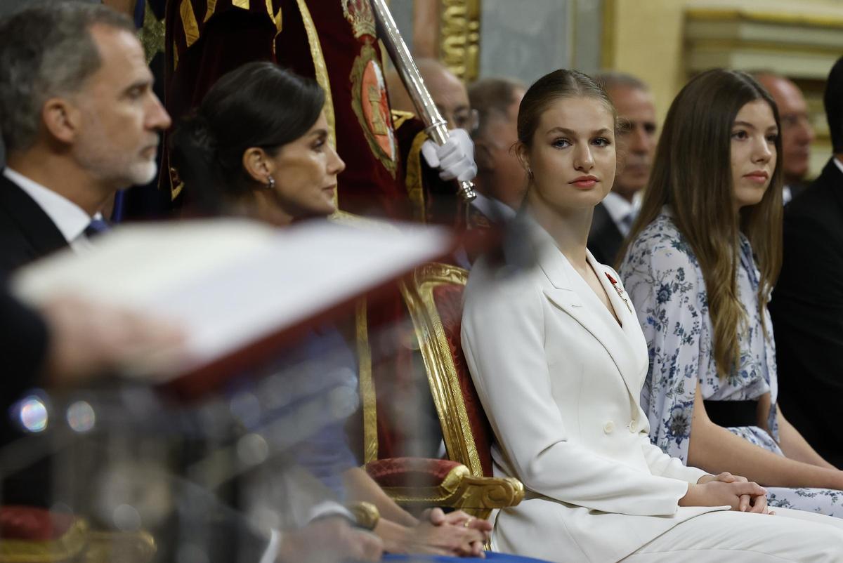 Leonor jura la Constitución en su 18 cumpleaños