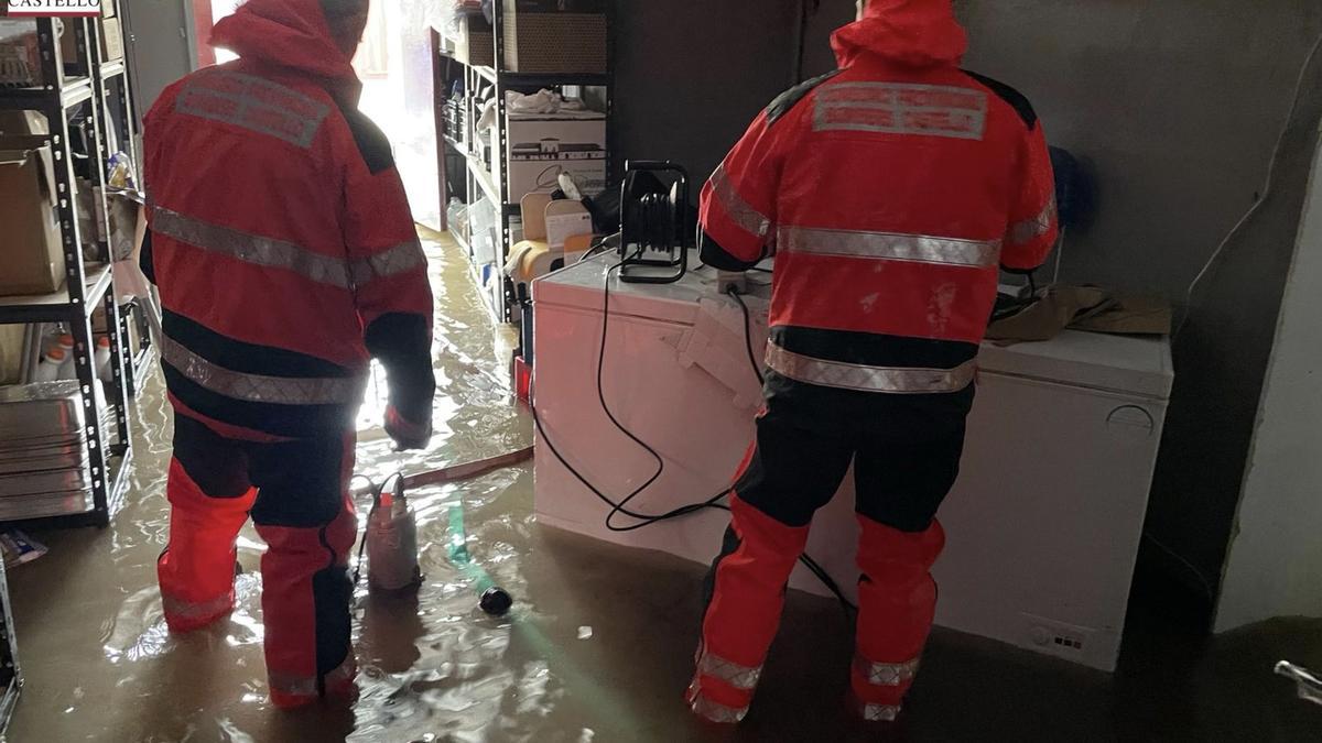 Lluvia en Castellón: Estos son los municipios de la provincia en los que más ha llovido hoy