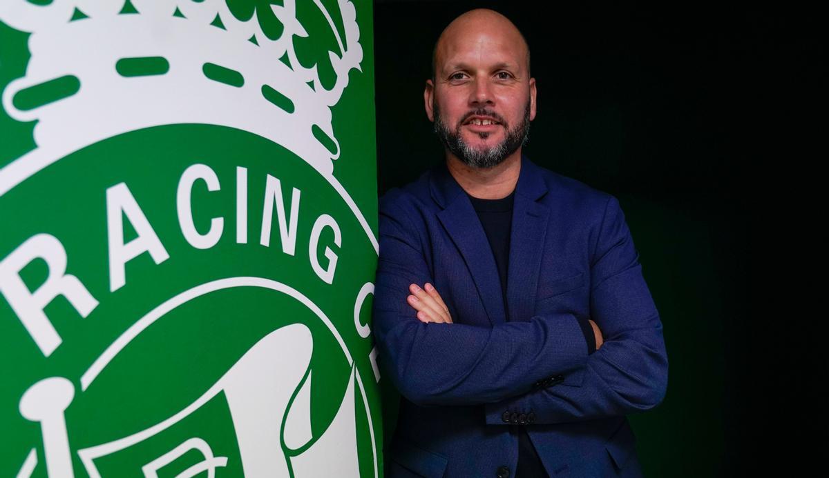 José Alberto López, entrenador del Racing de Santander.