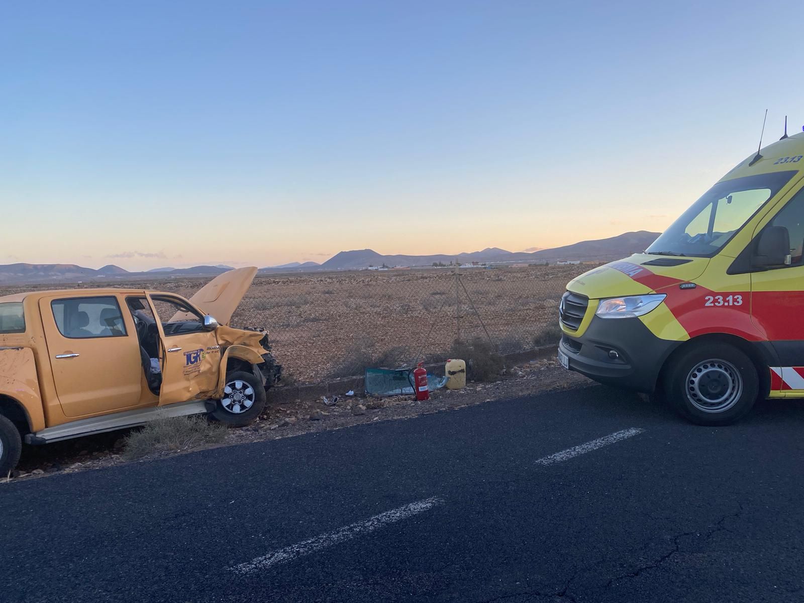 Herido grave un niño de seis años en Fuerteventura