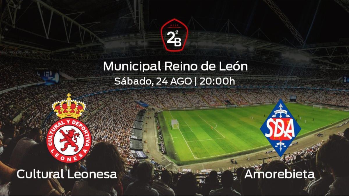 Previa del encuentro: inicia la competición para la Cultural Leonesa jugando frente al Amorebieta