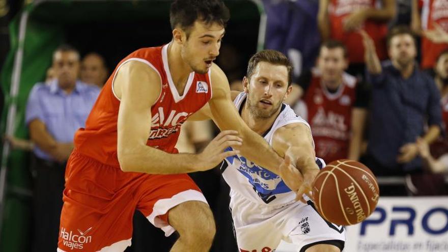 Costa, durant el partit contra l&#039;Obradoiro.