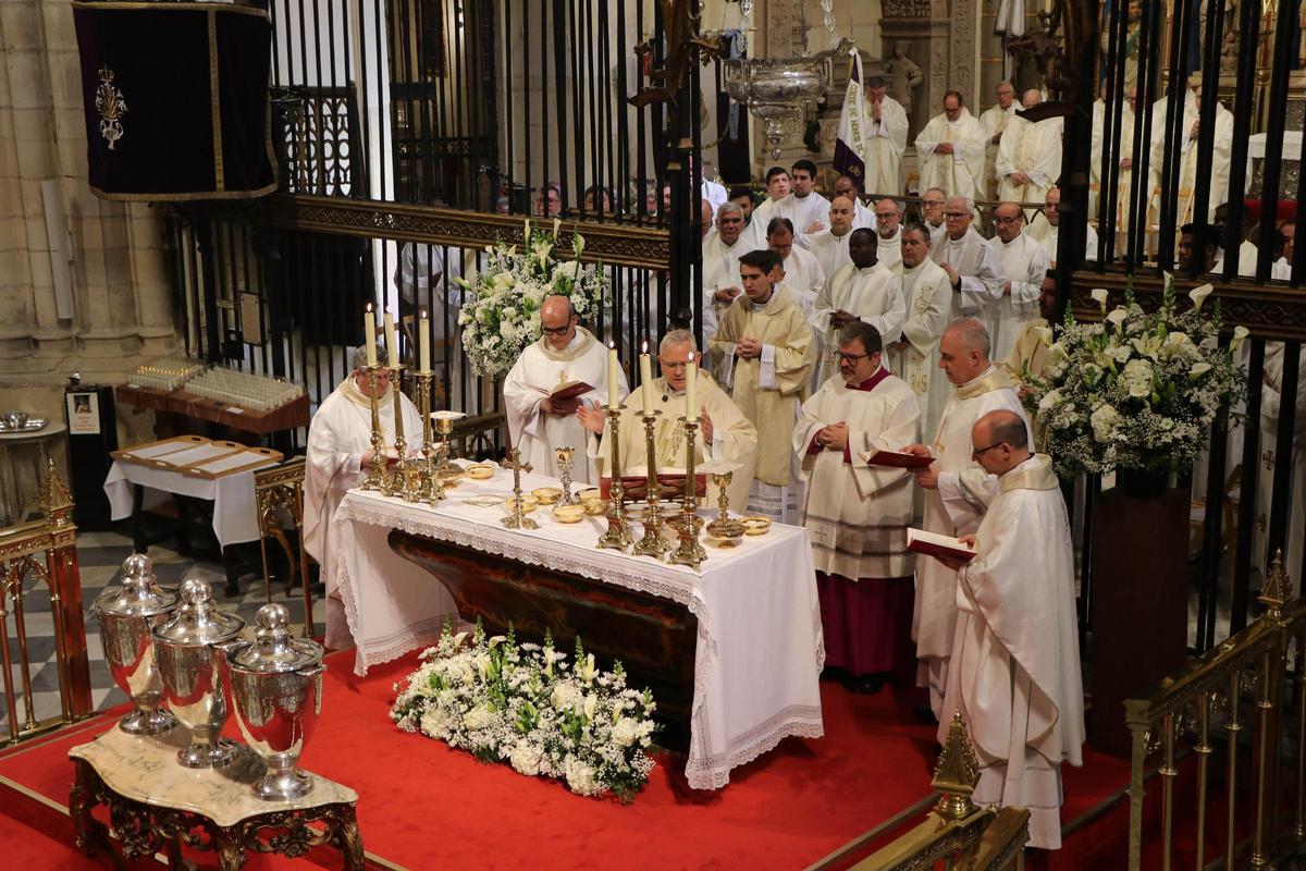 Celebración en la catedral