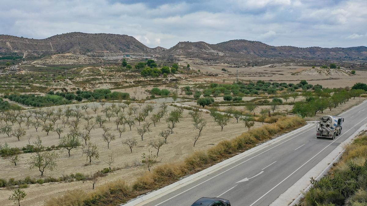 Zona aproximada de la ubicación de la planta de basura en La Pistola-Fuente Amarga, en Torremendo